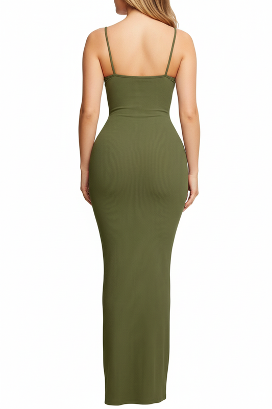 Green Dress Back